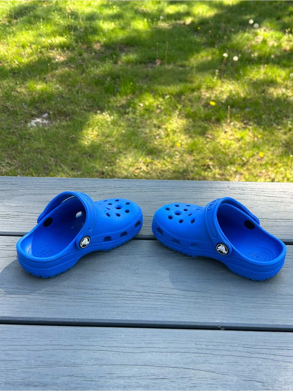 Crocs Classic Clog Slip on Shoes for Kids - Blue-Size C8- - Picture 4 of 9